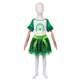 Kinder Mädchen Tutu Kleid Cosplay Kostüm Outfits Halloween Karneval Kostüm Patrick\'s Day Tutu Kleid Rock Set